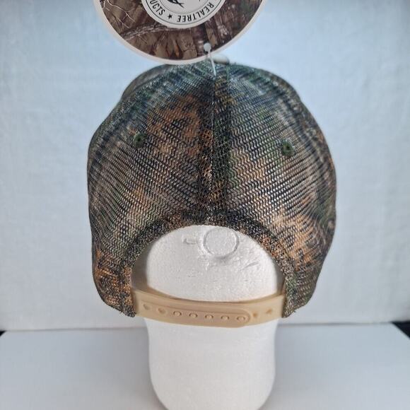 South Carolina Hunting Trucker Snapback Hat Cap Camo Beige Mesh-Back Realtree - Picture 5 of 8